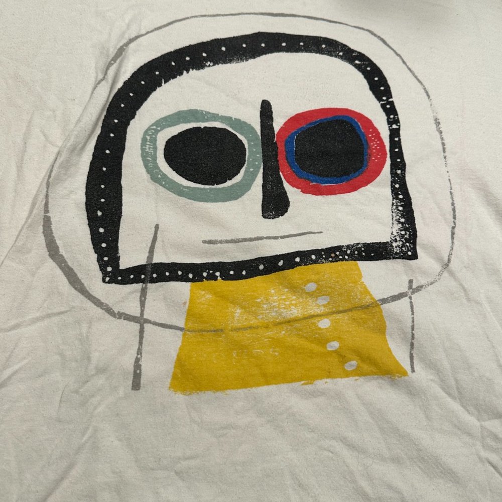 Vintage Joan MIRO Art tee shirt Rare 90s - Picture 2 of 11
